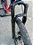 BICICLETA MTB FREERIDE ARO (26) VIKINGX TUFF X-30 CAMBIO 7VELOCIDADES (1X7) FREIO DISCO MECÂNICO COR ROSA/PRETO - Imagem 8