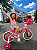 BICICLETA ARO (12) FEMININA SALMAO/OLIVA S/MARCHA FREIO V-BRAKE NATHOR PETS - Imagem 1