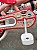 BICICLETA ARO (12) FEMININA SALMAO/OLIVA S/MARCHA FREIO V-BRAKE NATHOR PETS - Imagem 4