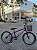 BICICLETA ARO (20) FEMININA COR VIOLETA S/ MARCHA FREIO V-BRAKE COM CESTA MILANO FAST - Imagem 2