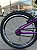 BICICLETA ARO (20) FEMININA COR VIOLETA S/ MARCHA FREIO V-BRAKE COM CESTA MILANO FAST - Imagem 3