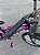 BICICLETA ARO (20) FEMININA COR VIOLETA S/ MARCHA FREIO V-BRAKE COM CESTA MILANO FAST - Imagem 5