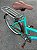BICICLETA ARO (26) FEMININA TRACK CLASSIC SEM MARCHA FREIOS V-BRAKE COM CESTA E GARUPA COR ANIS FROZEN/MARROM - Imagem 4
