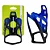 SUPORTE CARAMANHOLA GARRAFA SQUEEZE ELLEVEN BICOLOR SAÍDA FRONTAL PRETO/AZUL - Imagem 2