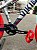 BICICLETA MTB FREERIDE ARO (26) VIKINGX TUFF-25 KIT 7 VELOCIDADES FREIO A DISCO HIDRÁULICO TRASEIRO COR PRATA/VERMELHO - Imagem 4
