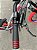 BICICLETA MTB FREERIDE ARO (26) VIKINGX TUFF-25 KIT 7 VELOCIDADES FREIO A DISCO HIDRÁULICO TRASEIRO COR PRATA/VERMELHO - Imagem 10