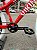 BICICLETA MTB FREERIDE ARO (26) VIKINGX TUFF-25 KIT 7 VELOCIDADES FREIO A DISCO HIDRÁULICO TRASEIRO COR VERMELHO/BRANCO - Imagem 4