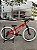 BICICLETA MTB FREERIDE ARO (26) VIKINGX TUFF-25 KIT 7 VELOCIDADES FREIO A DISCO HIDRÁULICO TRASEIRO COR VERMELHO/BRANCO - Imagem 1