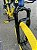 BICICLETA MTB FREERIDE ARO (26) VIKINGX TUFF-25 KIT 7 VELOCIDADES FREIO A DISCO HIDRÁULICO TRASEIRO COR AZUL/AMARELO - Imagem 9