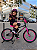 BICICLETA ARO (20) MASCULINA COR PRETO/ROSA PINK S/MARCHA FREIO V-BRAKE MARCA VELOOH CROSS - Imagem 1