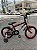 BICICLETA ARO (16) MASCULINA COR VERMELHA/PRETO S/MARCHA FREIO V-BRAKE MARCA MONARK BMX - Imagem 2