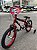 BICICLETA ARO (16) MASCULINA COR VERMELHA/PRETO S/MARCHA FREIO V-BRAKE MARCA MONARK BMX - Imagem 3