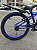 BICICLETA ARO (20) MASCULINA COR AZUL/PRETO S/MARCHA FREIO V-BRAKE MARCA MONARK BMX - Imagem 3