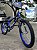 BICICLETA ARO (20) MASCULINA COR AZUL/PRETO S/MARCHA FREIO V-BRAKE MARCA MONARK BMX - Imagem 7