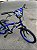 BICICLETA ARO (20) MASCULINA COR AZUL/PRETO S/MARCHA FREIO V-BRAKE MARCA MONARK BMX - Imagem 6