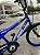 BICICLETA ARO (20) MASCULINA COR AZUL/PRETO S/MARCHA FREIO V-BRAKE MARCA MONARK BMX - Imagem 5