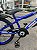 BICICLETA ARO (20) MASCULINA COR AZUL/PRETO S/MARCHA FREIO V-BRAKE MARCA MONARK BMX - Imagem 4