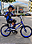 BICICLETA ARO (20) MASCULINA COR AZUL/PRETO S/MARCHA FREIO V-BRAKE MARCA MONARK BMX - Imagem 1