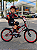 BICICLETA ARO (20) MASCULINA COR VERMELHA/PRETO S/MARCHA FREIO V-BRAKE MARCA MONARK BMX - Imagem 1