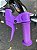 BICICLETA ARO (20) FEMININA CALOI CECI S/ MARCHA FREIO V-BRAKE COM CESTA COR PRETO/ROXO - Imagem 9