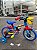 BICICLETA ARO (12) MASCULINA AMARELA/AZUL S/MARCHA FREIO V-BRAKE NATHOR PATRULHA CANINA - Imagem 2
