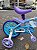 BICICLETA ARO (12) FEMININA AZUL/ROSA S/MARCHA FREIO V-BRAKE NATHOR FROZEN - Imagem 5