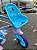 BICICLETA ARO (12) FEMININA AZUL/ROSA S/MARCHA FREIO V-BRAKE NATHOR FROZEN - Imagem 3