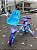 BICICLETA ARO (12) FEMININA AZUL/ROSA S/MARCHA FREIO V-BRAKE NATHOR FROZEN - Imagem 8