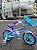 BICICLETA ARO (12) FEMININA AZUL/ROSA S/MARCHA FREIO V-BRAKE NATHOR FROZEN - Imagem 2