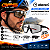 OCULOS CICLISMO FOTOCROMÁTICO ELLEVEN ECLIPSE PRETO/VERMELHO - Imagem 3