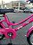 BICICLETA ARO (16) FEMININA MONARK BRISA FREIOS V-BRAKE COR ROSA/BRANCO (USADA) - Imagem 6
