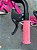BICICLETA ARO (16) FEMININA MONARK BRISA FREIOS V-BRAKE COR ROSA/BRANCO (USADA) - Imagem 10