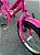 BICICLETA ARO (16) FEMININA MONARK BRISA FREIOS V-BRAKE COR ROSA/BRANCO (USADA) - Imagem 7