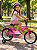 BICICLETA ARO (16) FEMININA MONARK BRISA FREIOS V-BRAKE COR ROSA/BRANCO (USADA) - Imagem 1