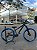 BICICLETA MTB FREERIDE ARO (26) VIKINGX TUFF X-25 KIT 8 VELOCIDADES FREIO DISCO HIDRÁULICO ABSOLUTE COR PRETO/AZUL - Imagem 1