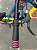 BICICLETA MTB FREERIDE ARO (26) VIKINGX TUFF-25 CAMBIO 7 VELOCIDADES (1x7) FREIO DISC MECÂNICO COR AZUL/ROSA/AMARELO - Imagem 8