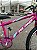BICICLETA ARO (24) FEMININA COR PINK COM MARCHA 6 VELOCIDADES MARCA MILANO - Imagem 5