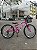BICICLETA ARO (24) FEMININA COR PINK COM MARCHA 6 VELOCIDADES MARCA MILANO - Imagem 1