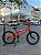 BICICLETA ARO (20) MASCULINA COR VERMELHA METÁLICO S/ MARCHA PEDANA/PEZINHO PRO-X SERIE 10 (SEMINOVA) - Imagem 1