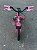 BICICLETA  ARO (16) FEMININA ROSA S/MARCHA FREIO V-BRAKE HELLO KITTY (USADA) - Imagem 9