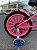 BICICLETA  ARO (16) FEMININA ROSA S/MARCHA FREIO V-BRAKE HELLO KITTY (USADA) - Imagem 2