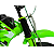 BICICLETA INFANTIL ARO 16 MASCULINA MOTO CROSS VERDE COM RODINHAS UNITOYS - Imagem 2