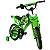 BICICLETA INFANTIL ARO 16 MASCULINA MOTO CROSS VERDE COM RODINHAS UNITOYS - Imagem 5
