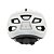 CAPACETE CICLISMO GTA INMOLD ROAD RIDER BRANCO COM SINALIZADOR TAMANHO P (54-58) - Imagem 5