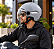 CAPACETE URBAN BIKE ELÉTRICA/SCOOTER COM VISEIRA COR CINZA TAMANHO (55-62) - Imagem 1
