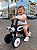 BICICLETA INFANTIL BALANCE (EQUILIBRIO) MOTO CUTE VINTAGE PRETA UNITOYS - Imagem 2