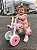 BICICLETA INFANTIL BALANCE (EQUILIBRIO) MOTO CUTE VINTAGE ROSA UNITOYS - Imagem 2