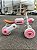 BICICLETA INFANTIL BALANCE (EQUILIBRIO) MOTO CUTE VINTAGE ROSA UNITOYS - Imagem 3