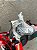 BICICLETA INFANTIL ARO 16 MASCULINA MOTO CROSS VERMELHA COM RODINHAS UNITOYS - Imagem 9