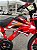 BICICLETA INFANTIL ARO 16 MASCULINA MOTO CROSS VERMELHA COM RODINHAS UNITOYS - Imagem 6